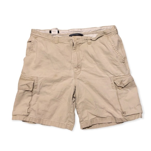 Lands' End Other - Land’s End Men’s Cargo Shorts Tan Size 37